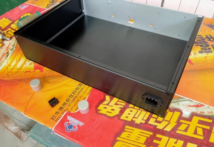 430*90mm full aluminum HIFI DIY preamp case amplifier chassis Can install Bryston circuit