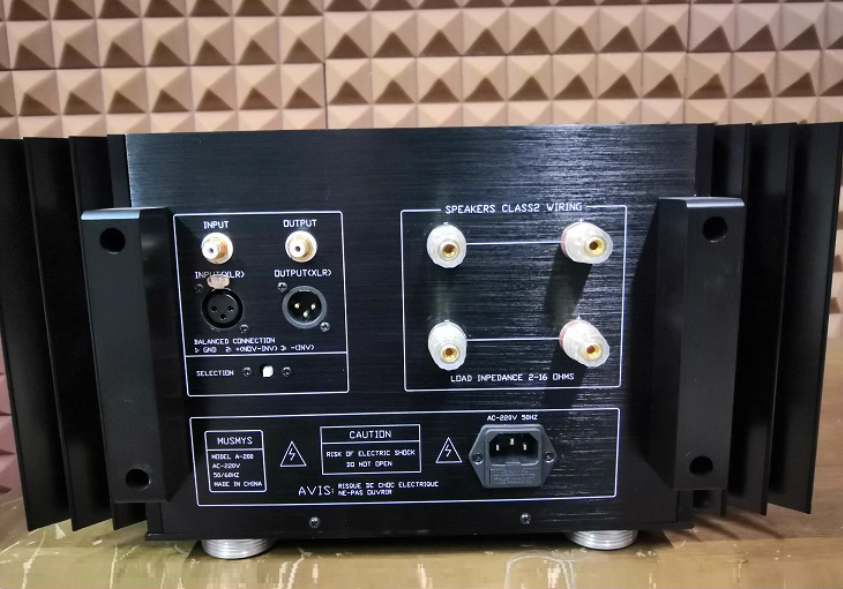 1 pair MUSMYS A Pair A-200 Mono Bock Class A Power Amplifier Study Auccphase Brand Technology 300W/CH 8-Ohm HiFi Power Amplifier