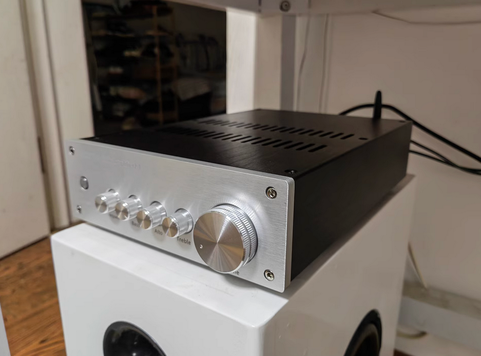 HiFi LM3886 2.1 Channel Home bass alto treble Audio adjust Power Amplifier 30Wx2+60W