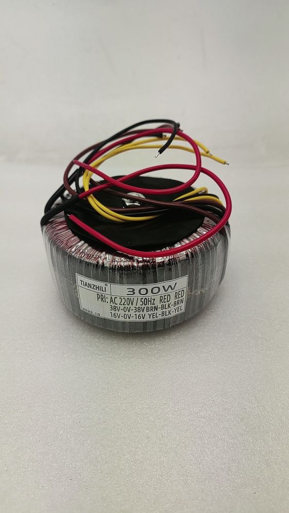 300W Pure copper wire wound Audio Toroidal Transformer for power amplifier