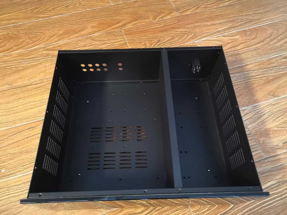 AN Hifi Iron phone Amplifier Chassis Audio Preamplifier DIY Box 430x150x350mm
