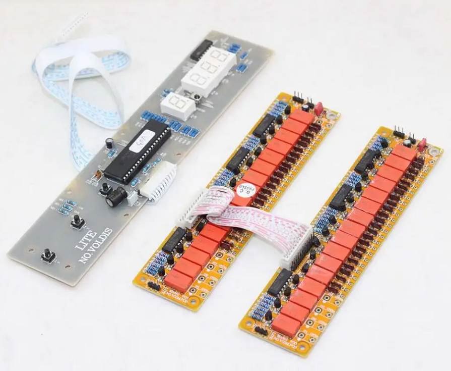 Dual Channel Amplifier Progressive Volume Remote Control board for amplifier DIY LITE V03 ( IRC Resistor Version)