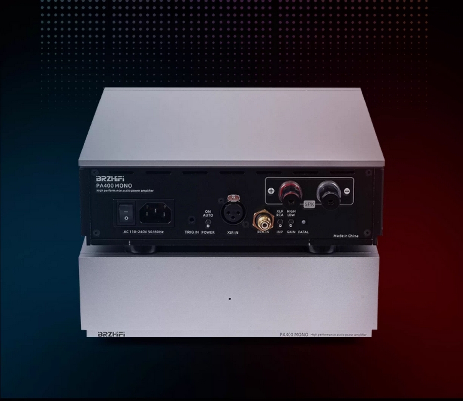Finished PA400 Mono class D HiFi power amplifier 450W purifi HYPEX Ultra low distortion
