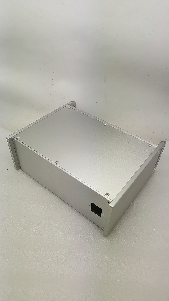 BZ3212 silver full aluminum European Standard power box with handle PSU chassis HIFI DIY case