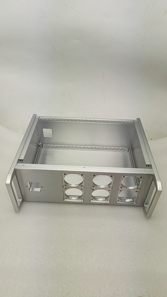 BZ3212 silver full aluminum European Standard power box with handle PSU chassis HIFI DIY case
