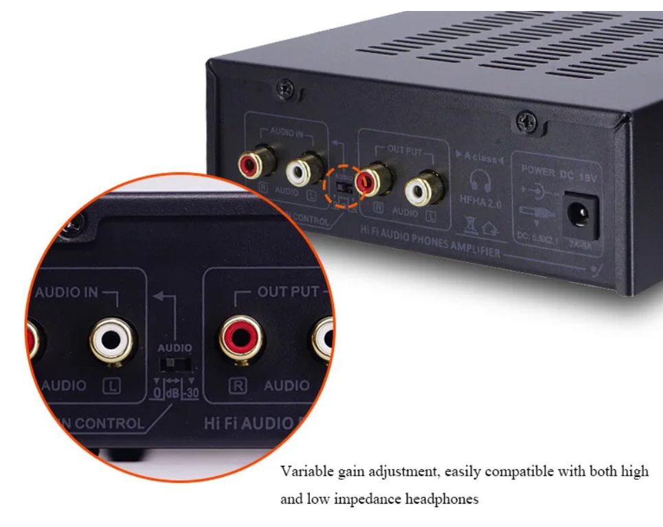 Class A Gold Sealed Tube Headphone Power Amplifier 4.4mm Balanced Output 2000mW Power Desktop Headphone Amplifier MUSE02 Op Amp