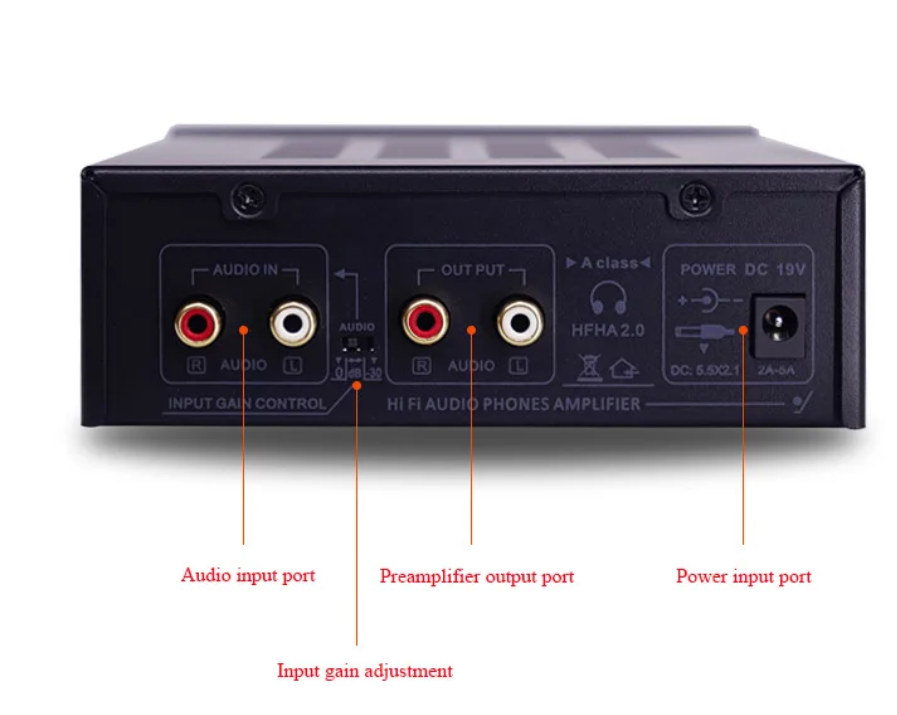 Class A Gold Sealed Tube Headphone Power Amplifier 4.4mm Balanced Output 2000mW Power Desktop Headphone Amplifier MUSE02 Op Amp