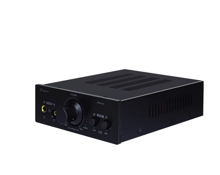 Class A Gold Sealed Tube Headphone Power Amplifier 4.4mm Balanced Output 2000mW Power Desktop Headphone Amplifier MUSE02 Op Amp