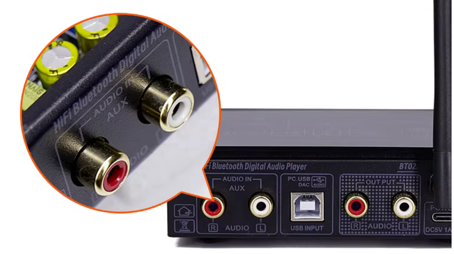 HiFi  LDAC/APTX lossless Bluetooth player with dual 9038 chips 5125 Qualcomm DAC decoder Player Audio