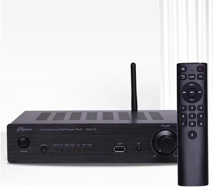 HiFi AMP Bluetooth Digital Audio Player SDAC5.2 HiFi LDAC/APTX Lossless Audio Player 24Bit 48K ES9038Q2M DAC decoder CS8406