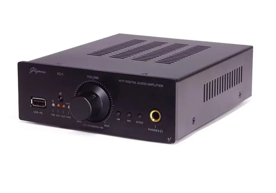 High-fidelity Digital Power Amplifier Bluetooth 5.2 200W Output Power HIFI Lossless Amplifier Dual TDA3221 Amplifier Chip
