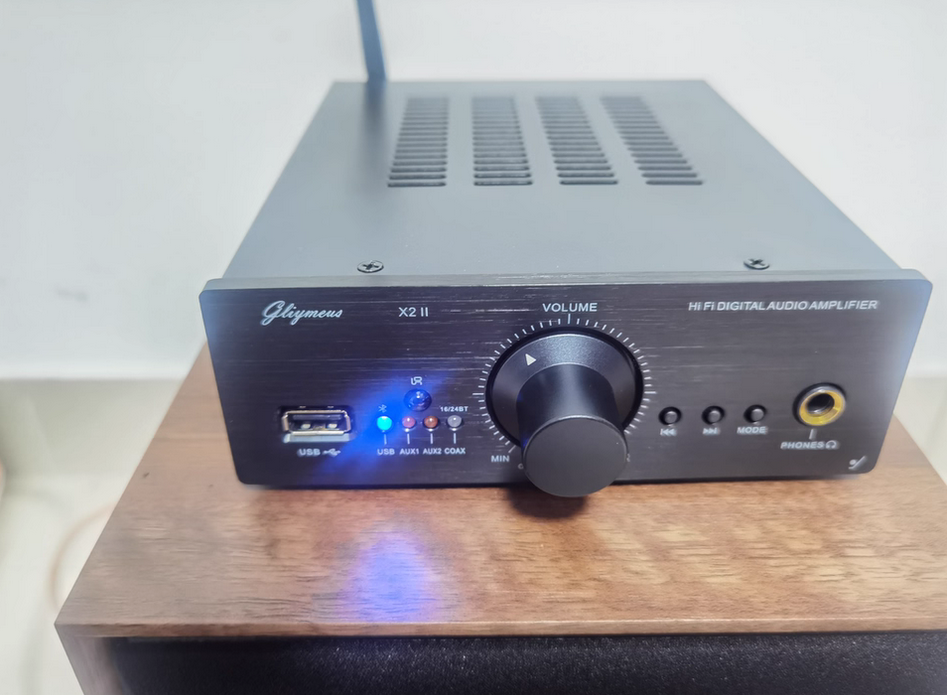 High-fidelity Digital Power Amplifier Bluetooth 5.2 200W Output Power HIFI Lossless Amplifier Dual TDA3221 Amplifier Chip