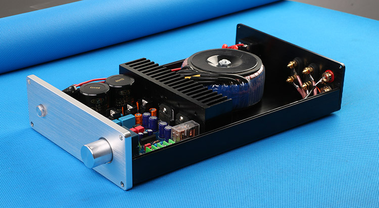 Finished LM3886TF Dual channel HIFI DIY stereo 68W+68W high-power amplifier