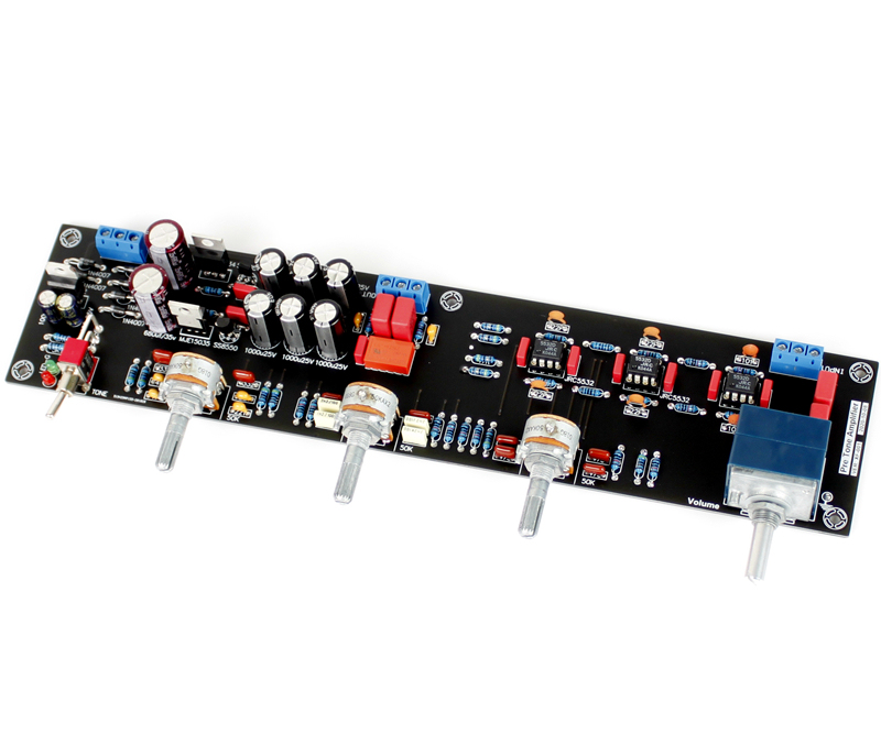 Finished HIFI DIY A8 Audio Tone Control Preamplifier Board
