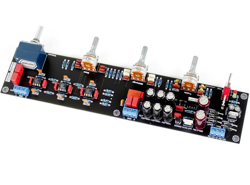 Finished HIFI DIY A8 Audio Tone Control Preamplifier Board
