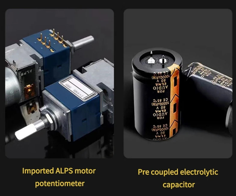 200W+200W High Power Fever Hifi Tube Amplifier Pre-stage Auido Speaker Amplifier Home Theater Bluetooth 5.0 Support 4/8Ω Speaker