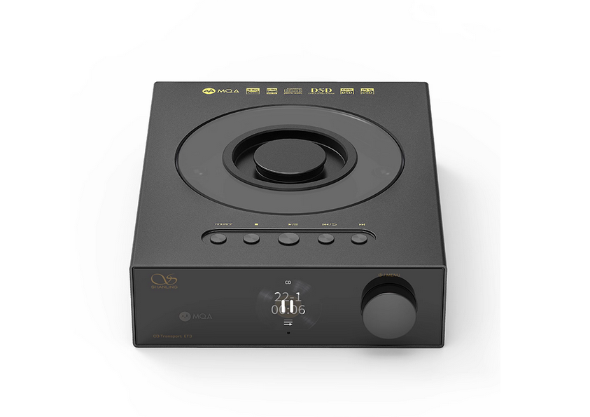 SHANLING ET3 HIFI CD Transport Player Full-Featured Digital Turntable Bluetooth 5.0 MOQ-CD MQA Full Decoder I2S to DAC DSD 512