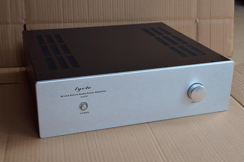 A4312 Aluminum iron combined amplifier chassis HIFI DIY preamp case