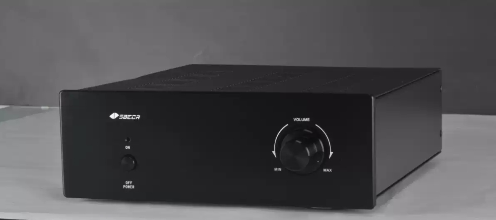 AMP-2895 HIFI DIY Aluminum iron bonding amplifier chassis power supply case with heatsink