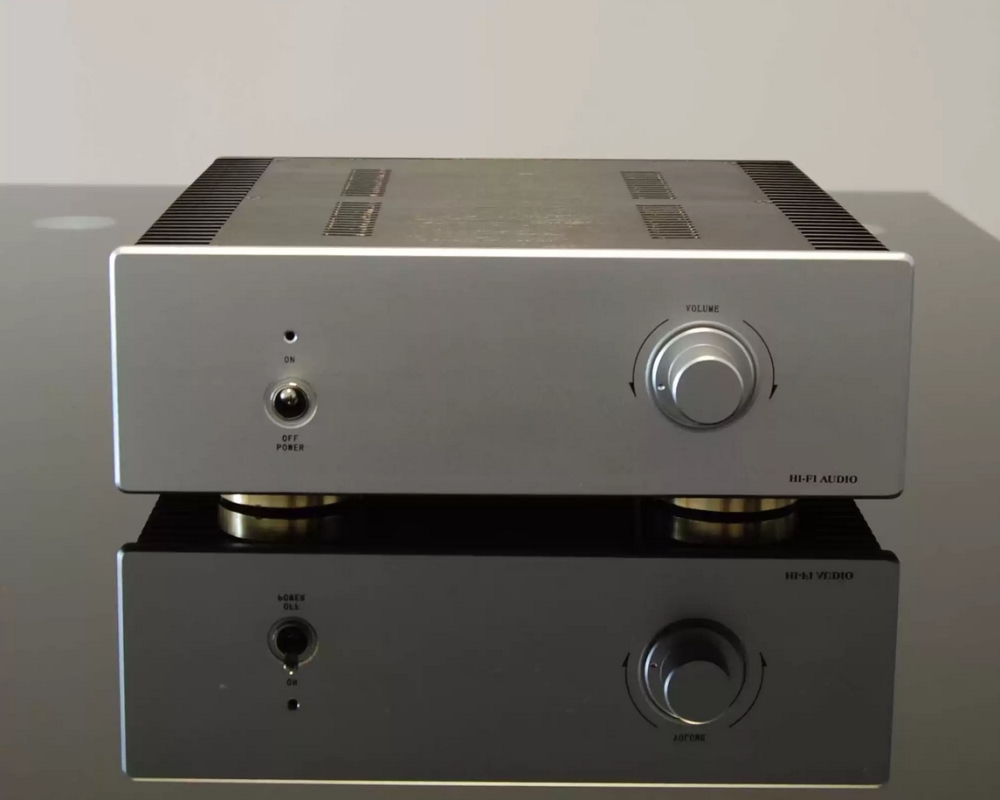 SBK3095 full aluminum hifi diy class A amplifier chassis preamp case with radiator Can install 1969 circuits