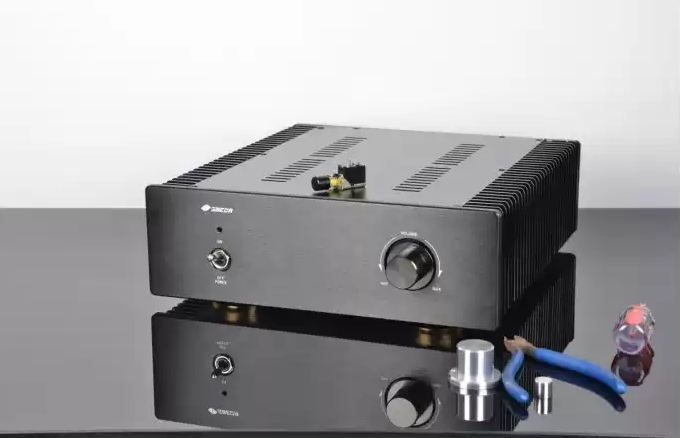 SBK3095 full aluminum hifi diy class A amplifier chassis preamp case with radiator Can install 1969 circuits