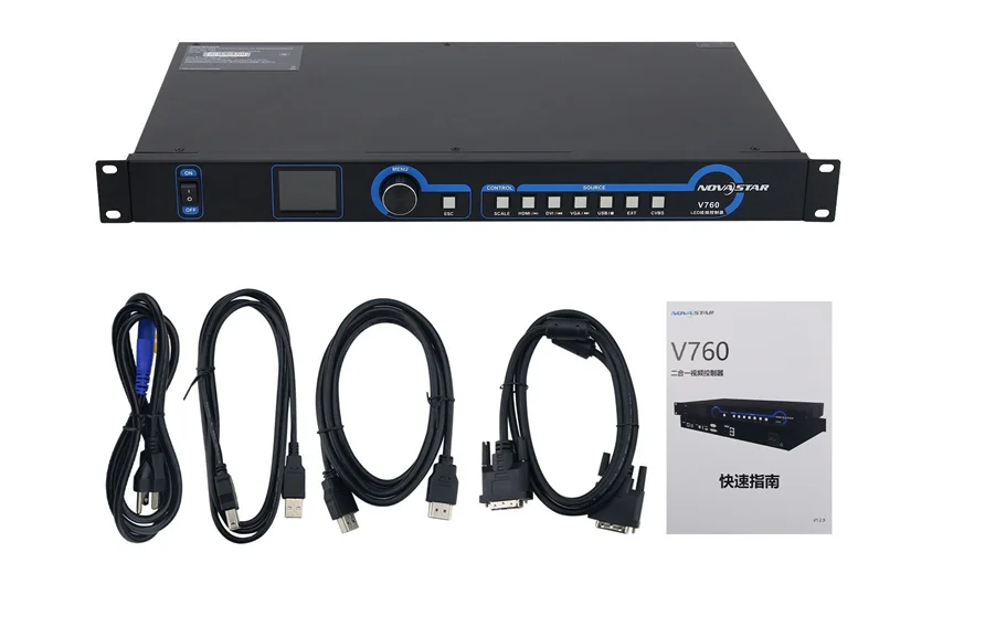 NOVASTAR V760 1.3MP LED Display Controller LED Video Processor for Shopping Malls Hotels Exhibitions AC100V-240V