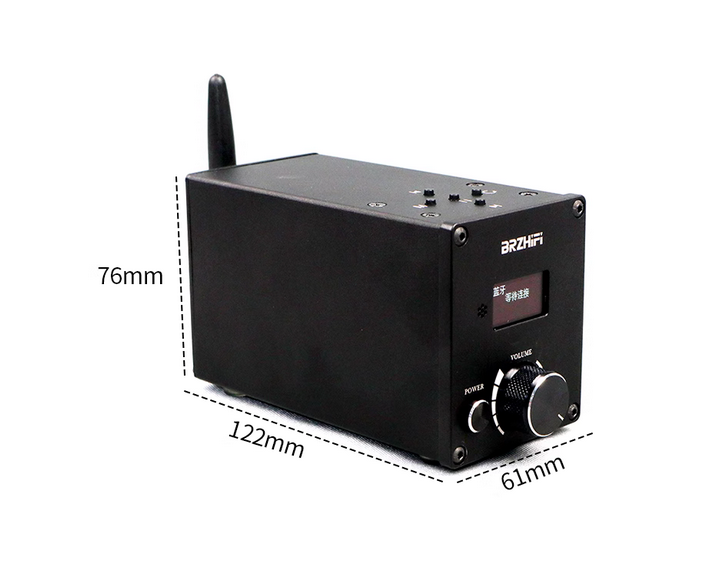 New C50 BT5.0 Infineon MA12070 ES9023 HIFI Player Card Digital Power Amplifier 80W*2 U Disk/USB/TF Card Sound Stereo Amp