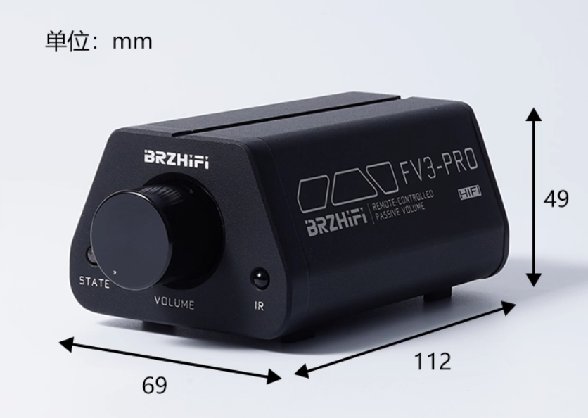 1 pcs High Precision Passive Preamp FV3-PRO Volume Control For Amplifier Active Speaker with Remote Control
