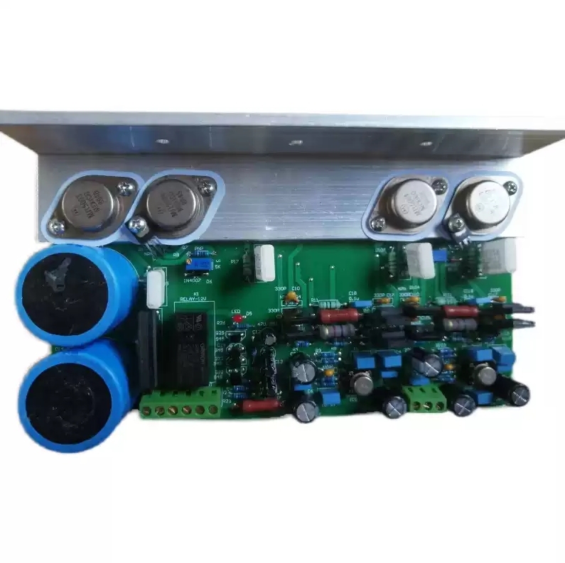 Imitating MBL OPA445 promoting three-stage transistor Audiophile stereo 100W*2 amplifier board