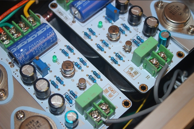 T6 class A HIFI DIY stereo 10W*2 audio power amplifier with protection circuit Refer to the 1969 circuit