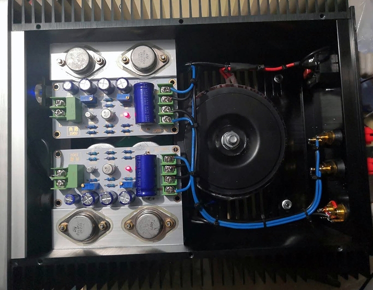 T6 class A HIFI DIY stereo 10W*2 audio power amplifier with protection circuit Refer to the 1969 circuit