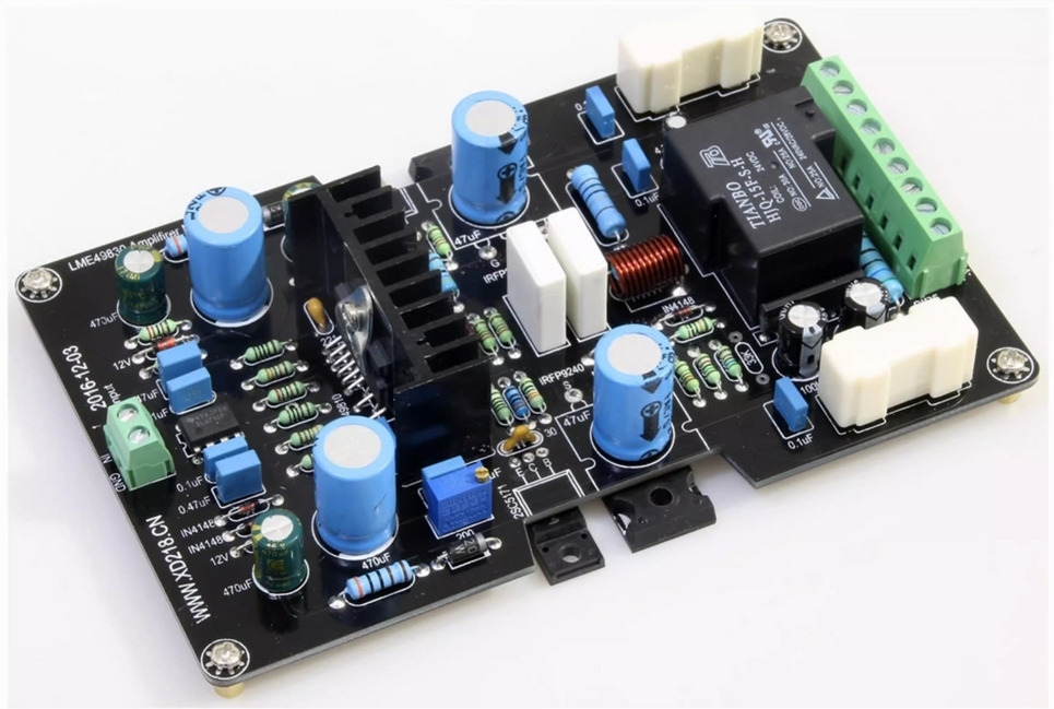 LME49830 IRFP240_IRFP9240 100W monaural DC servo field-effect transistor amplifier board