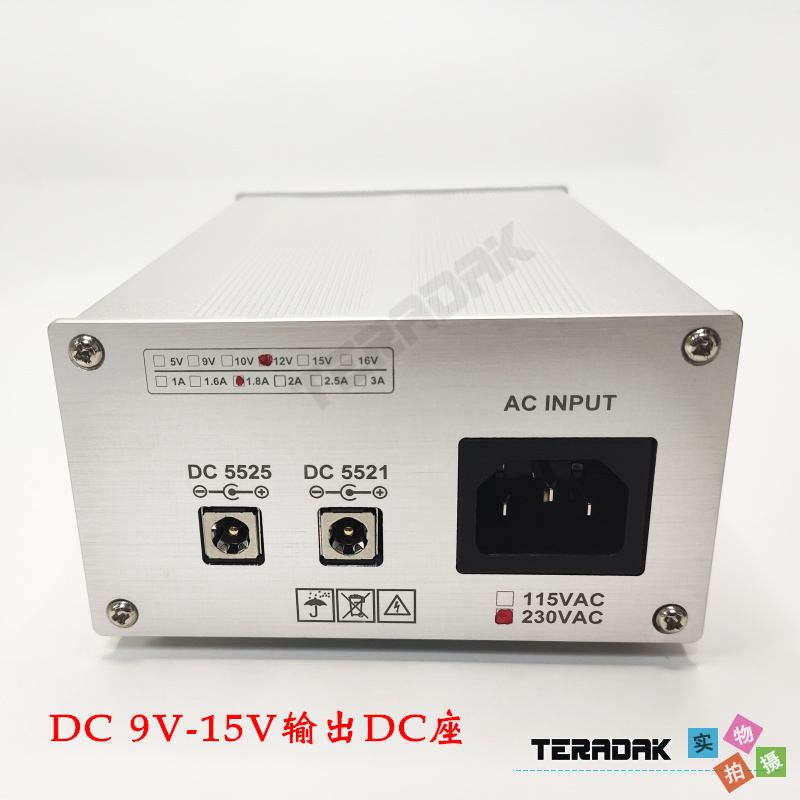 TeraDak DC-T3010 router, switch, digital turntable player 5V9V12V linear power supply