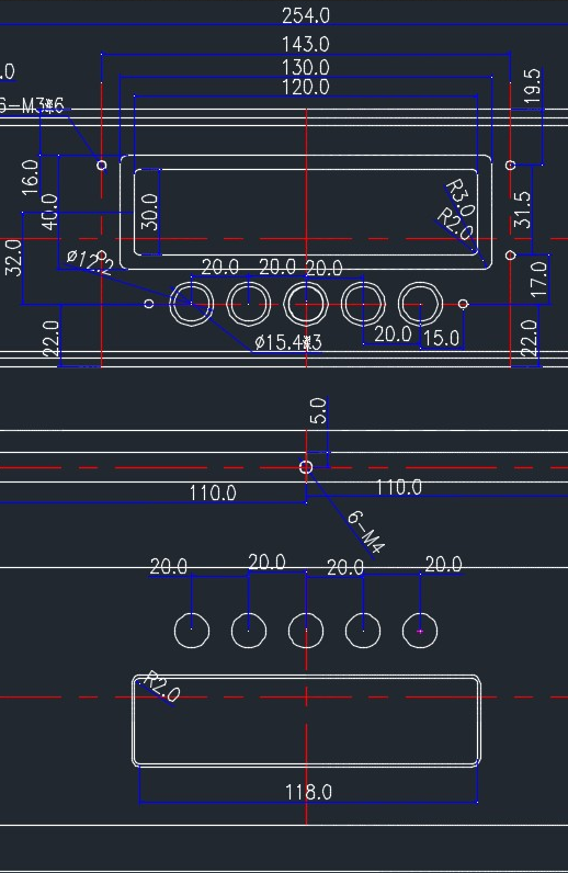Aluminum amplifier  DIY customized CDM4 player top push cover chassis can install CDM4 circuits case