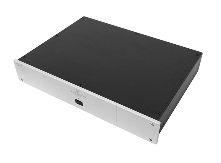 Beautiful silver goldmund Aluminum Audio amplifier DIY chassis decoder case 430*70*308mm or 350mm