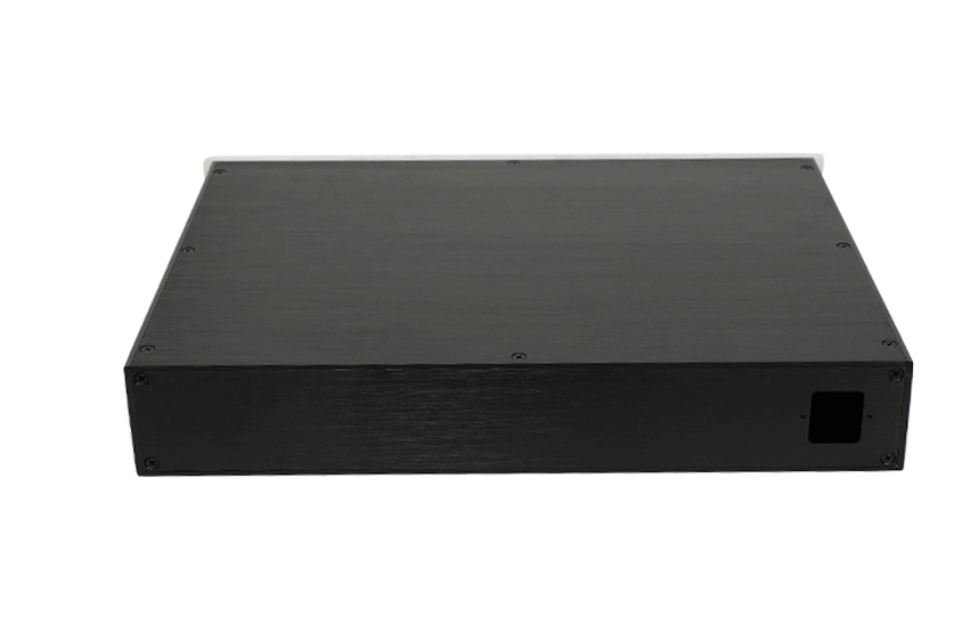 Beautiful silver goldmund Aluminum Audio amplifier DIY chassis decoder case 430*70*308mm or 350mm