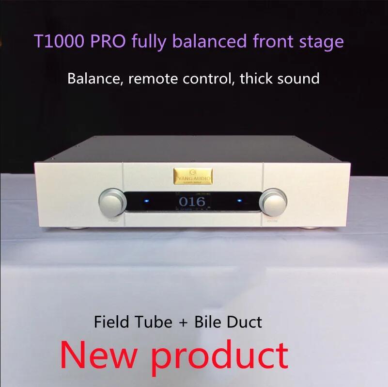 T1000 PRO fully balanced hifi class A tube preamplifier with remote control Reference TELOS 1000 circuit