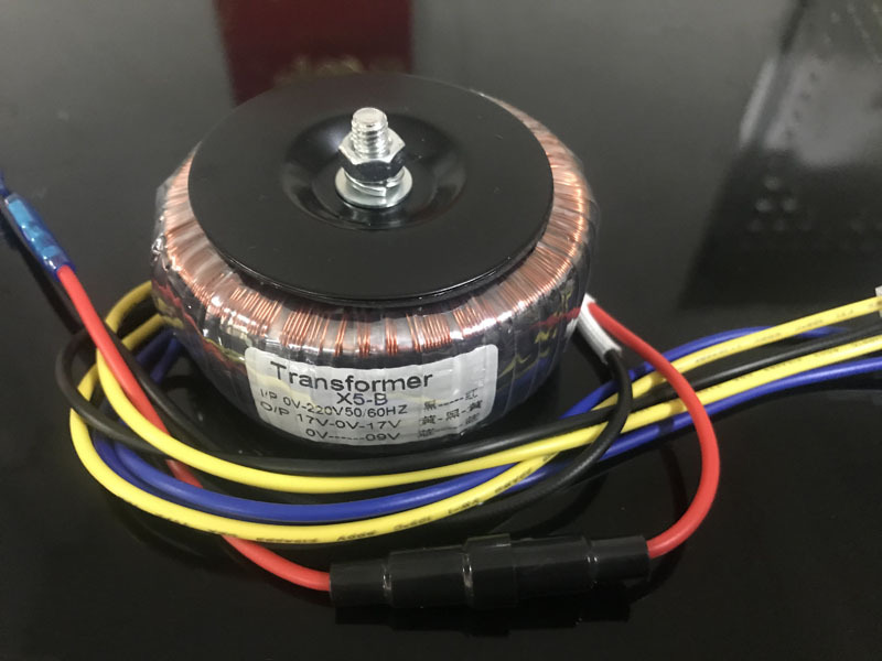 X5 Audio Toroidal Transformer for hifi power amplifier/preamp input 0-220V output 17V-0-17V 0-9V