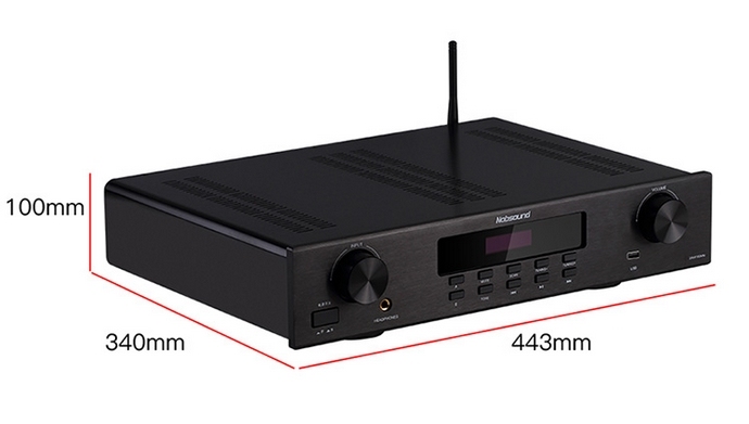 Nobsound PM7 High Power 140W*2 Digital Amplifier with Remote Control