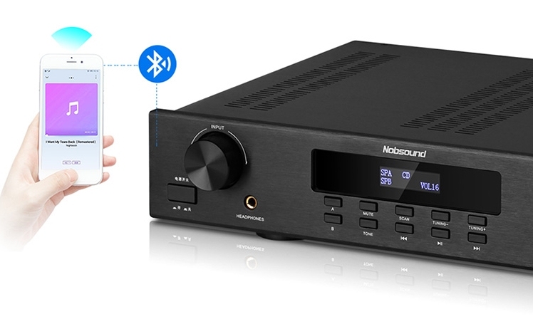 Nobsound PM7 High Power 140W*2 Digital Amplifier with Remote Control