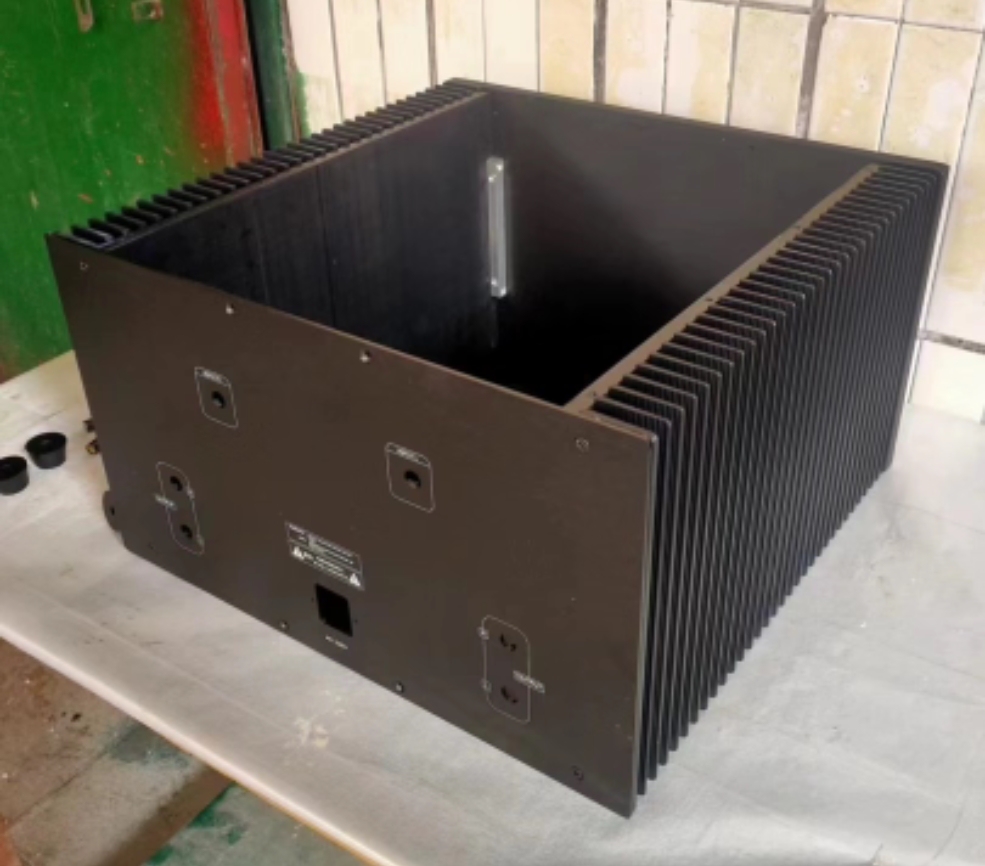 430*250 MBL All aluminum alloy class A amplifier chassis HIFI DIY pure amp case with heatsink