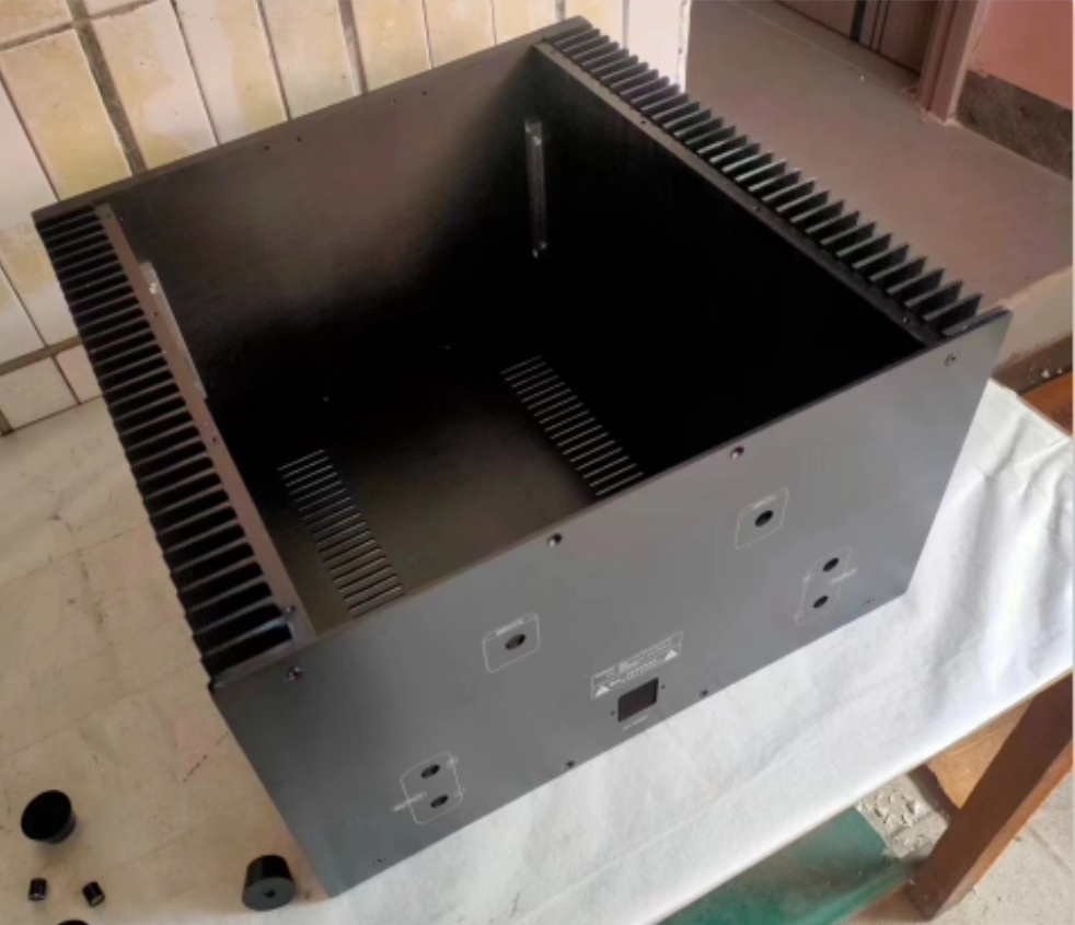 430*250 MBL All aluminum alloy class A amplifier chassis HIFI DIY pure amp case with heatsink