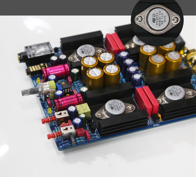 ME650 Metal encapsulated transistor class A preamplifier board HIFI DIY headphone amplifier board