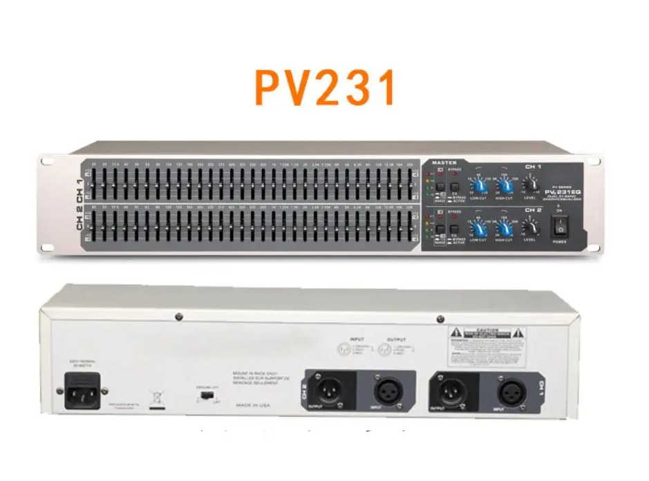 High Quality PV231EQ 31 Section Equalizer Professional Equalizer/Engineering Configuration/Home ktv stage performance Equipment