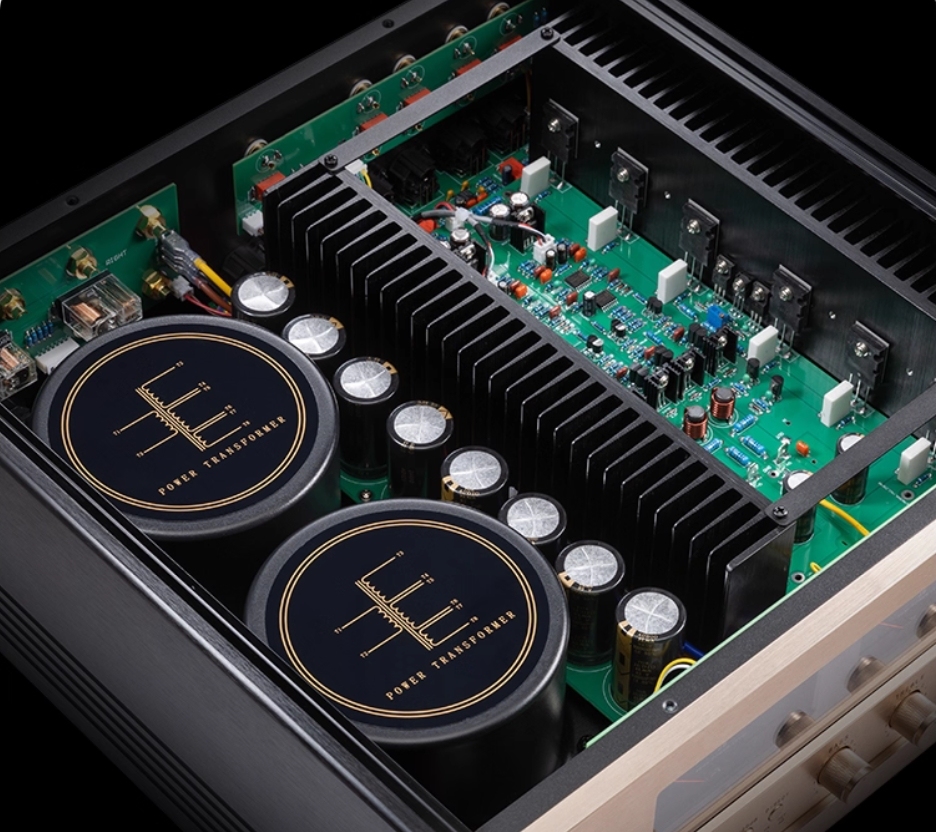 MUSMYS P1000 class AB HIFI 185W*2 stereo high power Audiophile Merge amplifier