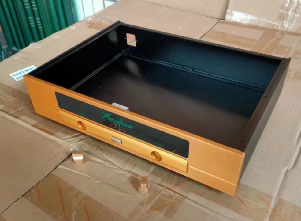 430*90 All aluminum alloy preamp chassis HIFI DIY amplifier case Can install Accuphase circuit