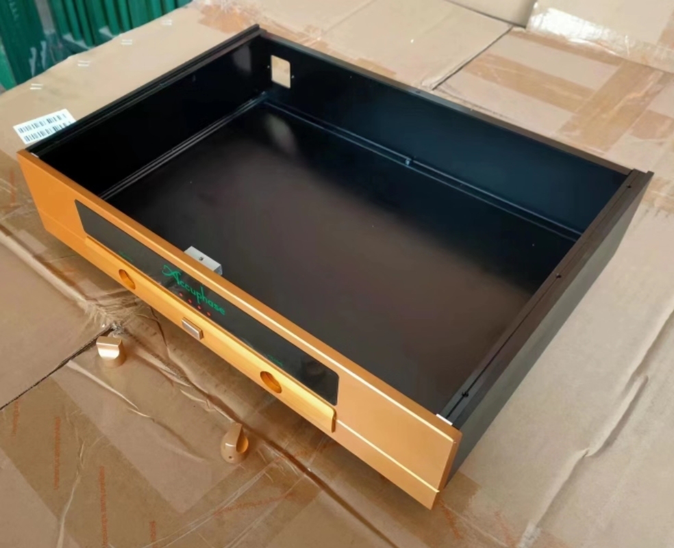 430*90 All aluminum alloy preamp chassis HIFI DIY amplifier case Can install Accuphase circuit