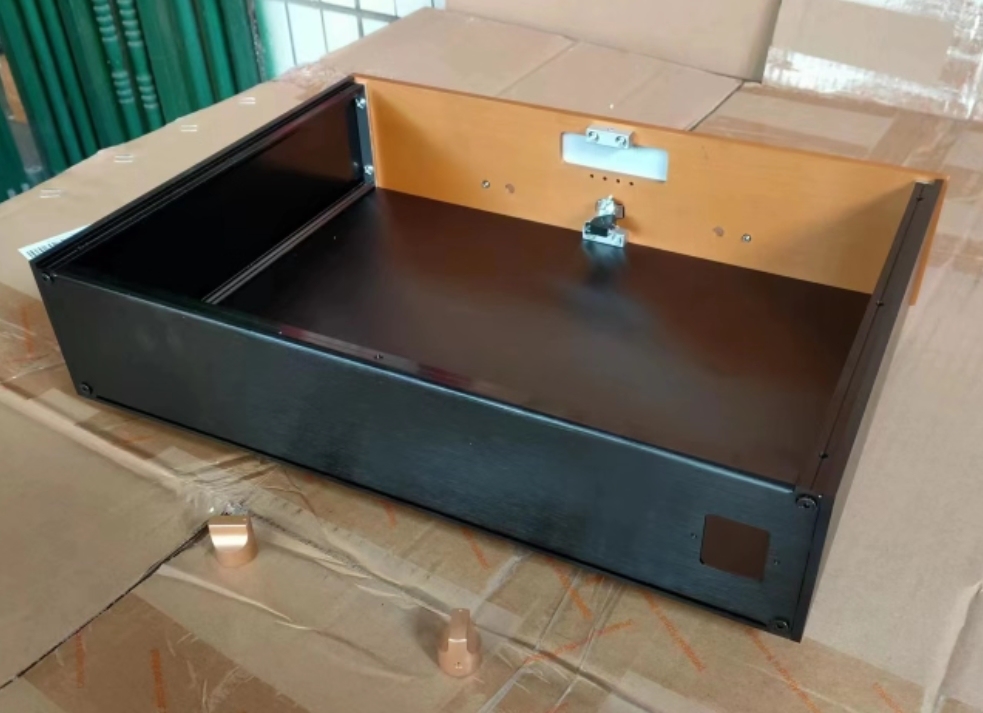 430*90 All aluminum alloy preamp chassis HIFI DIY amplifier case Can install Accuphase circuit