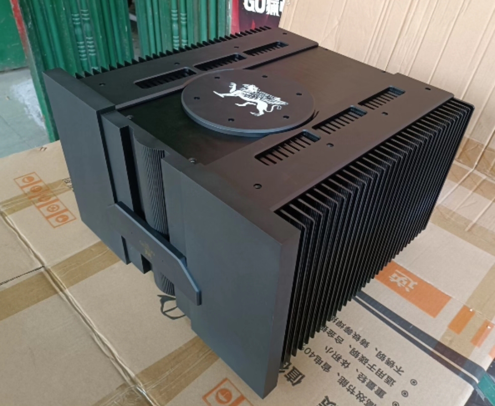 440*270*428 All aluminum alloy amplifier chassis HIFI DIY black class A amp case Can install Gryphon circuit