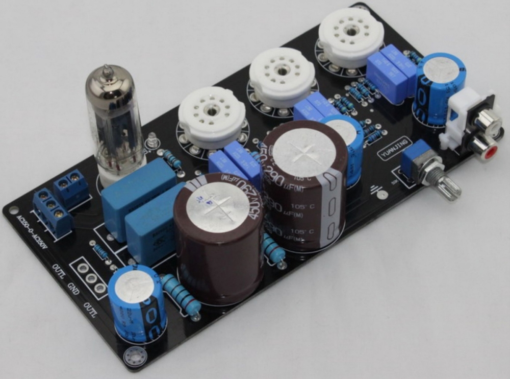 Marantz 7 circuit HIFI stereo 6N4 Tube Buffer Audio Preamplifier Board